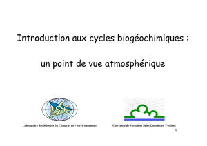 Introduction aux cycles biogéochimiques
