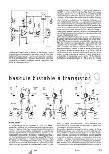 bascule bistable à transistor