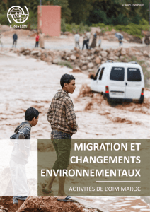 migration et changements environnementaux