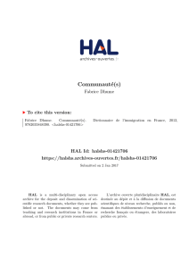 2012_Dictionnaire_Communaute.p... - Hal-SHS