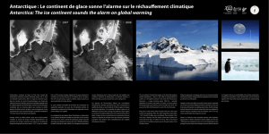 Antarctique : Le continent de glace sonne l`alarme sur le