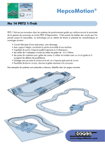 Comment définir un circuit PRT2 1-Trak