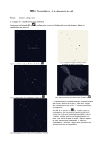 FICHE A : Constellations…à la découverte du ciel