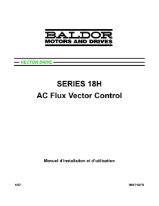 SERIES 18H AC Flux Vector Control