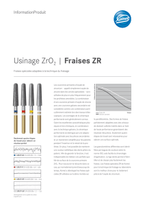 Usinage ZrO2 | Fraises ZR