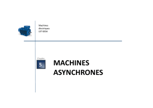 MACHINES ASYNCHRONES