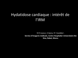Hydatidose cardiaque : intérêt de l`IRM