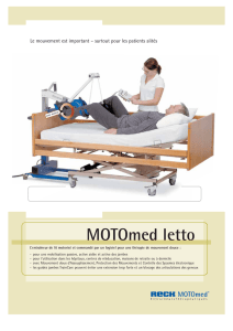 MOTOmed letto
