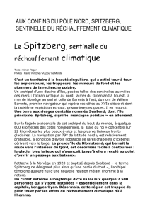 Le Spitzberg, sentinelle du réchauffement climatique