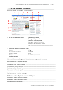 Analyser une page Web