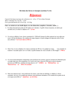 Revision des forces (sections 5 et 6)