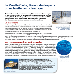 Le Vendée Globe, témoin des impacts du réchauffement climatique