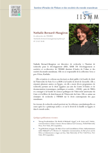 Nathalie Bernard-Maugiron - iismm