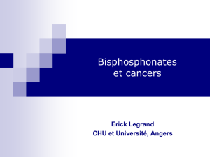 Bisphosphonates et cancer