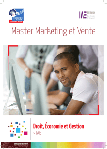 Master Marketing et Vente