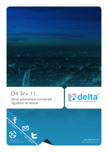 DLT SRV 11 | Servo Automatique Monophasé Regulateur De Tension