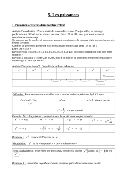 Fiche Brevet : Puissance, Puissances De 10, écriture