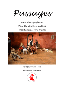 Dossier Passages - Théâtre de l`Enfumeraie