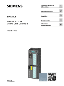 Control Units CU250S-2 - Industry Support Siemens