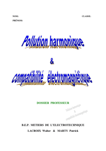 Dossier pollution harmonique