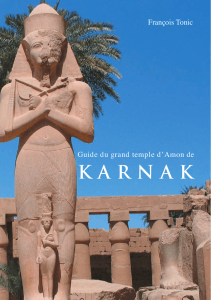 karnak - Site de François Tonic