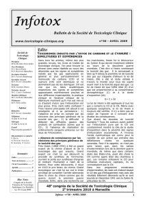 30 - Société de Toxicologie Clinique
