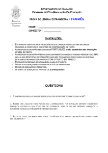 questions - Departamento de Educação - PUC-Rio