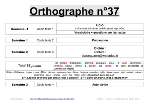 Orthographe n°37 - bla-bla cycle 3