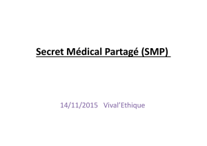 4.2. Le secret médical partagé partie 2
