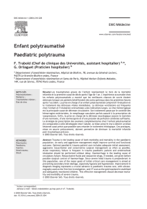 Enfant polytraumatisé (PDF Available)