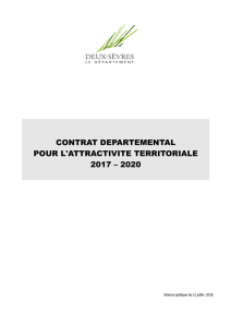 Le Contrat d`Attractivité - Conseil départemental des Deux