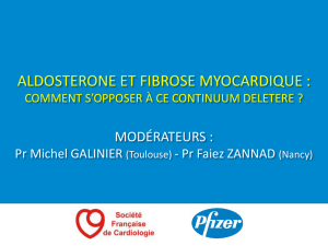 aldosterone et fibrose myocardique