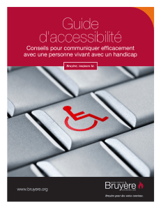Guide d`accessibilité - Bruyère Continuing Care