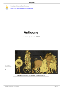 Antigone - Université Paris