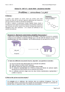 Chimie TS – DST n°1