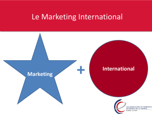 Le Marketing International - Rhone