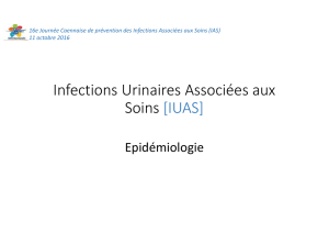 Infections Urinaires Associées aux Soins [IUAS]