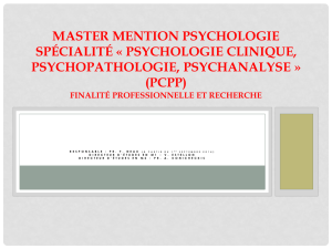 Presentation MASTER specialite PCPP