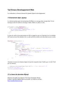 Tp2 Emacs Développement Web