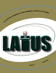 Laïus, vol III (hiver 2010) (version intégrale PDF)