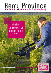 plan de communication national berry 2015