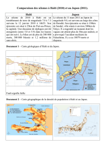 Haiti Japon docs - Collège Georges Cuvier