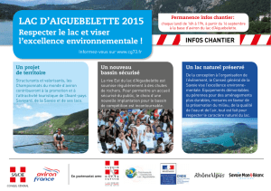 lac d`aiguebelette 2015 - Département de la Savoie
