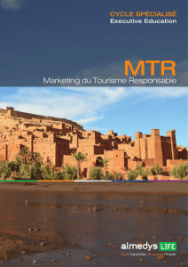 Marketing du Tourisme Responsable