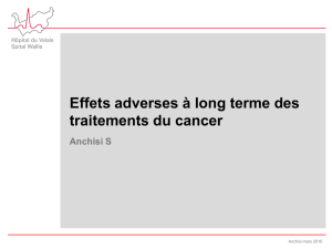 Effets adverses à long terme des traitements du cancer