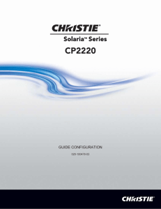 CP2220 - Christie Digital