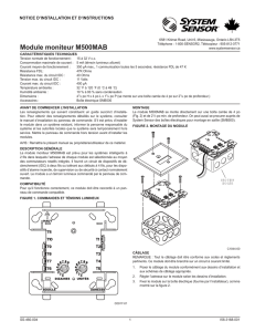 Module moniteur M500MAB