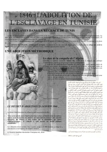 18 1846 : L`ABOLITION DE L`ESCLAVAGE EN TUNISIE