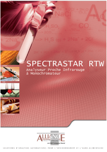 spectrastar rtw - Alliance Instruments