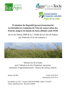 Évaluation du dispositif agroenvironnemental territorialisé